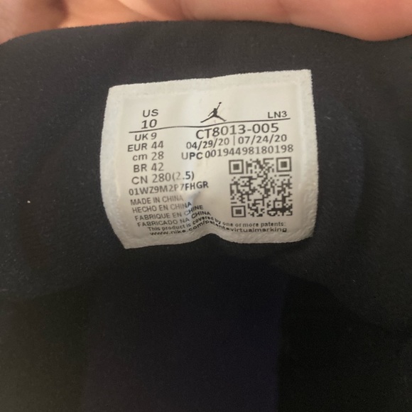 Jordan 12 Dark Concords - Picture 6 of 6